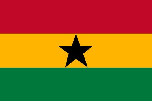 A Flag of Ghana background illustration large file