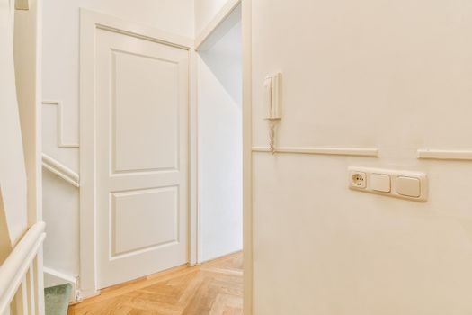 Nice and cozy corridor with parquet floor