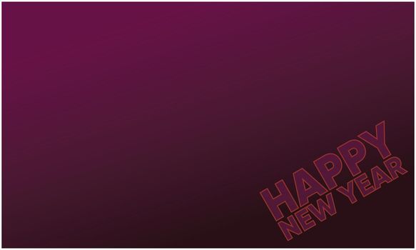 Happy New Year text effect on abstract dark Background