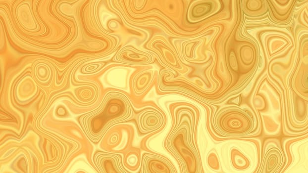 Abstract yellow textured liquid background.