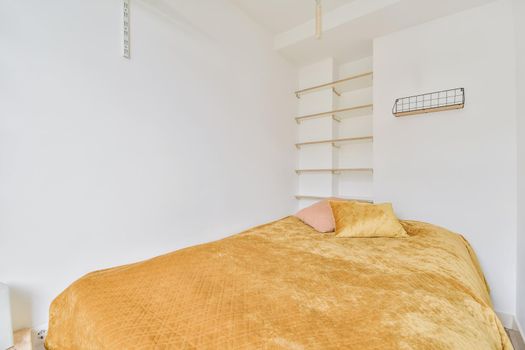 Small bedroom with a large bed for almost the entire room