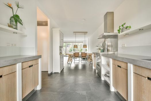 Beautiful kitchen detail in new luxury home