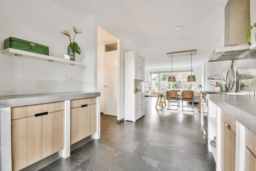 Beautiful kitchen detail in new luxury home