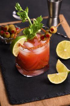 Add some spice to your life with Michelada the Mexican Bloody Mary. The perfect balance of tomato, lime, hot sauce and ice cold beer. A tradition not to be missed.