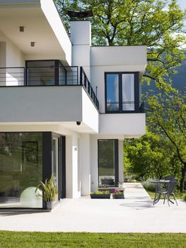 Exterior of modern luxury Villa