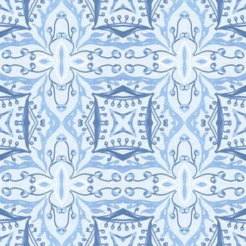 Baroque tile. Royal damask texture. Vintage Decorative wallpaper. Flower Baroque pattern. Art rococo style textile. Retro victorian design ornament. Baroque seamless background.