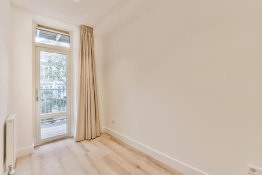 Design of a cozy room with large door