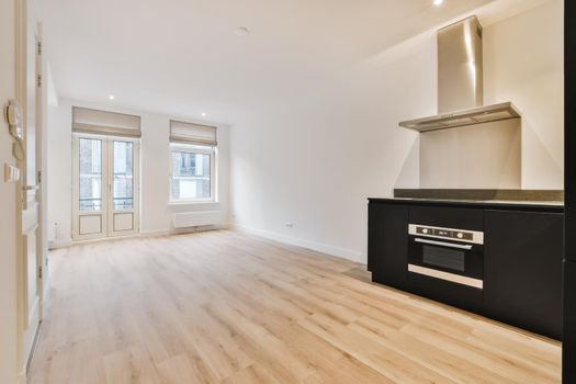Design of a cozy room with large door