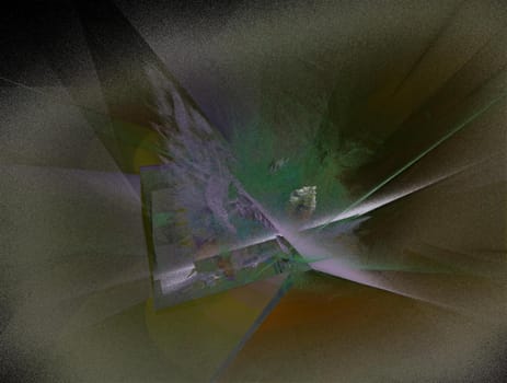Imaginatory lush fractal texture image abstract background