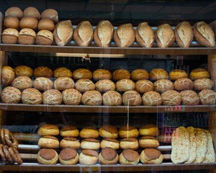 Traditional Turkish style made bread loaf