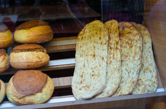 Traditional Turkish style made bread loaf