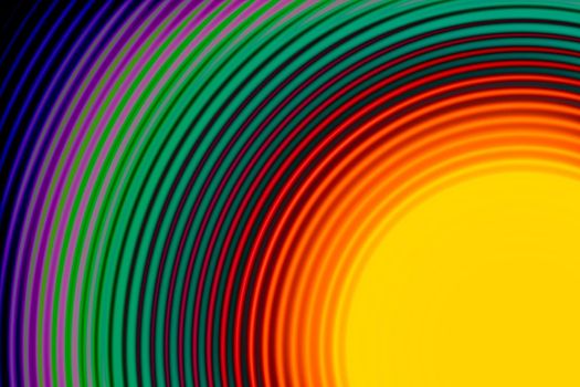 Colorful abstract background with circular lines