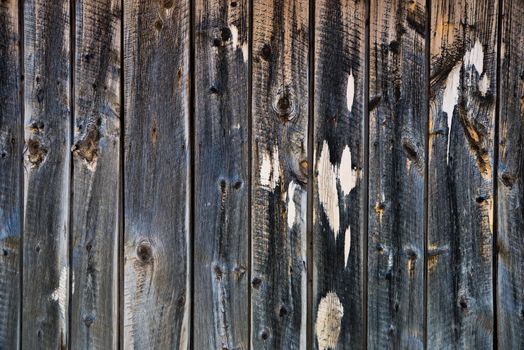 Aged Wooden Wall Backdrop. Vintage Wood Planks Background.