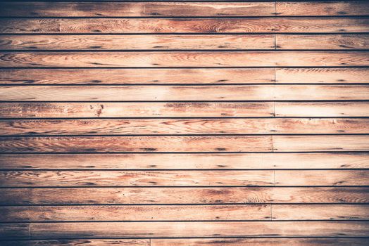 Retro Wooden Background. Reddish Aged Wood Planks Wall Backdrop.