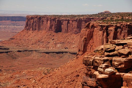 Canyonland Erosion. The Foundation of Utah\'s Canyonlands\' Ecology is its Remarkable Geology, Which is Visible Everywhere in Cliff Profiles that Reveal Millions of Years of Rocks Erosion. Utah Photo Collection.