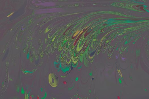 Traditional Ottoman Turkish abstract marbling art patterns as background