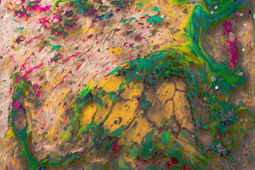Traditional Ottoman Turkish abstract marbling art patterns as background
