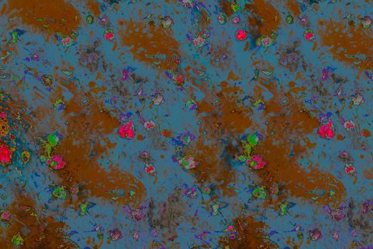 Traditional Ottoman Turkish abstract marbling art patterns as background
