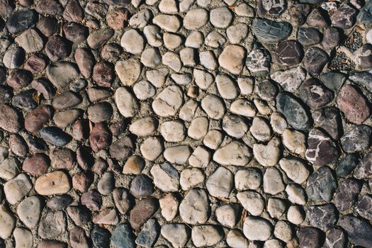 Background texture consist of full of little pebbles