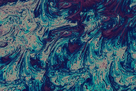 Traditional Ottoman Turkish abstract marbling art patterns as background