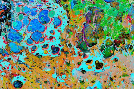 Traditional Ottoman Turkish abstract marbling art patterns as background