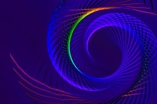 Colorful  spiral lines background pattern