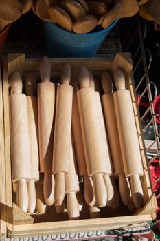 Rolling pins made of wood