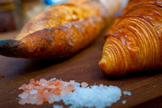 French fresh croissants and artisan baguette tradition