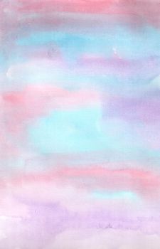 Red and blue watercolor background