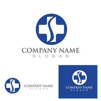 Hospital logo symbol vector 