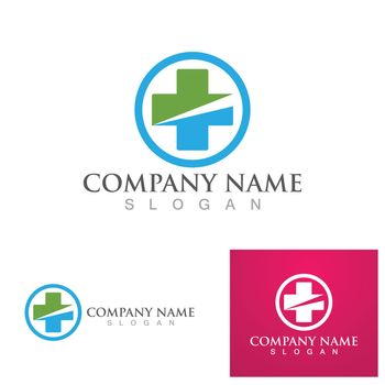 Hospital logo symbol vector 