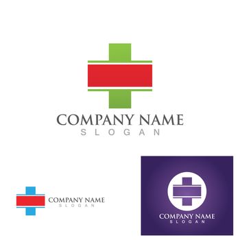 Hospital logo symbol vector 