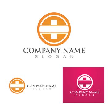 Hospital logo symbol vector 