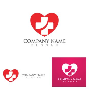 Hospital logo symbol vector 