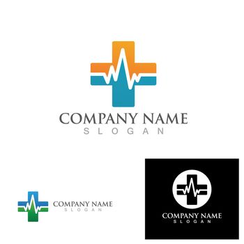 Hospital logo symbol vector 