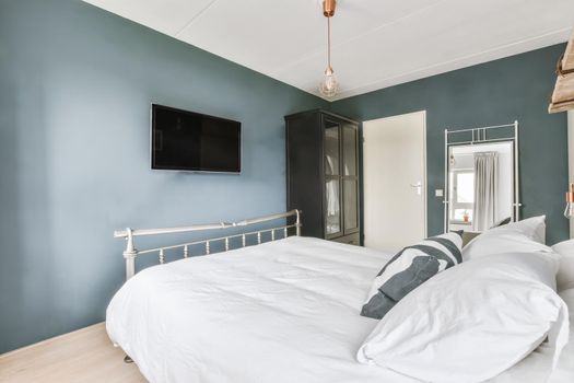 Luxury bedroom of house in beautiful design