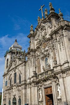 The Igreja do Carmo and the Igreja dos Carmelitas in Porto, two churches who stand side by side
