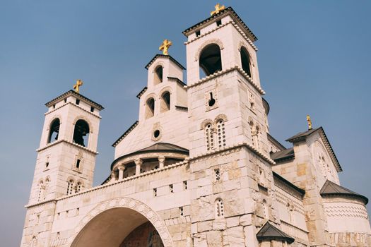 Cathedral of the Resurrection of Christ in Podgorica. Montenegro. High quality photo