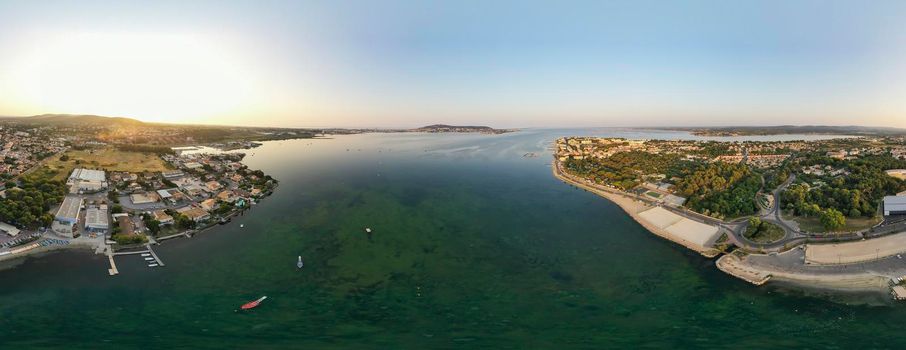 Sète is an important port city in the south-east of France, located in Occitanie. It is bordered by the Thau lagoon, a saltwater lagoon which is home to various animal species. Along a narrow isthmus, the Mediterranean coast of Sète is made up of sandy beaches.