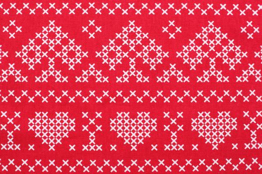 red and white criss-cross pattern Christmas background