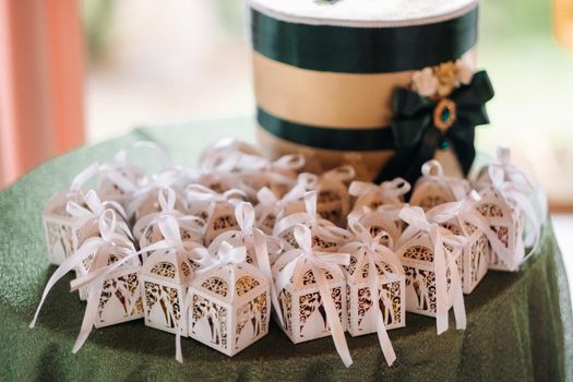 gifts for guests at the wedding ceremony.