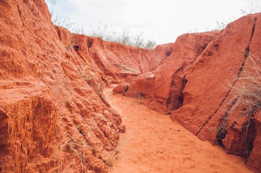 red canyon near Mui Ne, southern Vietnam.