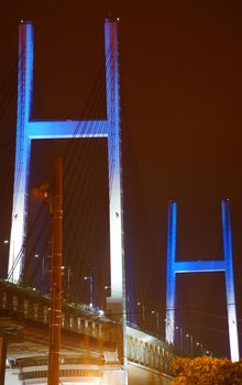 Yokohama Baybridge. Shooting Location: Yokohama-city kanagawa prefecture