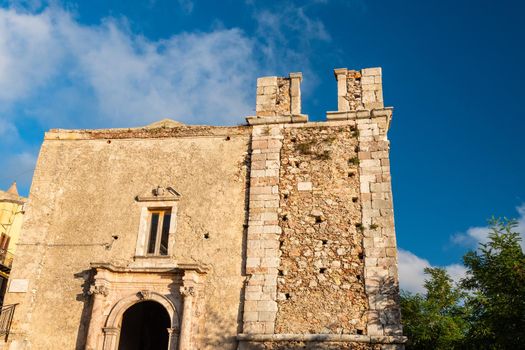 Church in San Marco D'Alunzio, a small medieval town in Nebrodi Park, Sicily, Italy