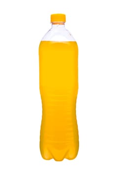 Plastik  bottle with yellow liquid