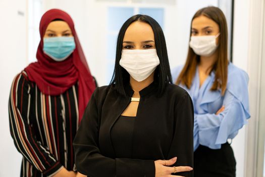 Group of young beautiful women together.high photo