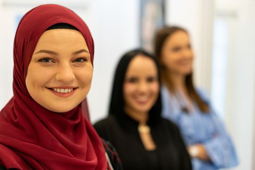 Group of young beautiful women together.high photo