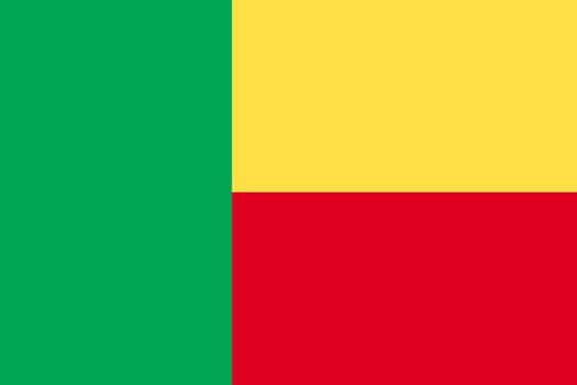 A Flag of Benin background illustration large file