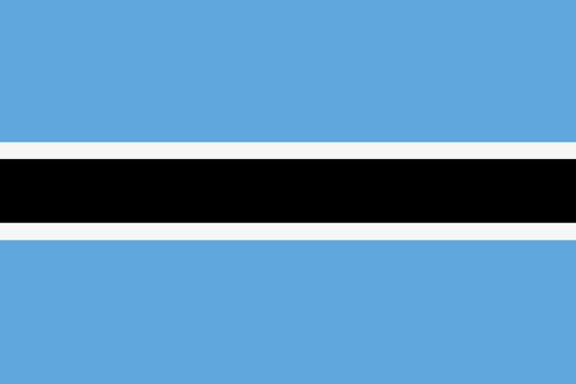 A Flag of Botswana background illustration large file