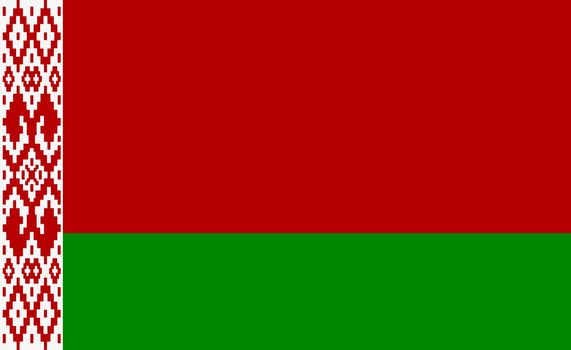 A Belarus flag background illustration large file green red